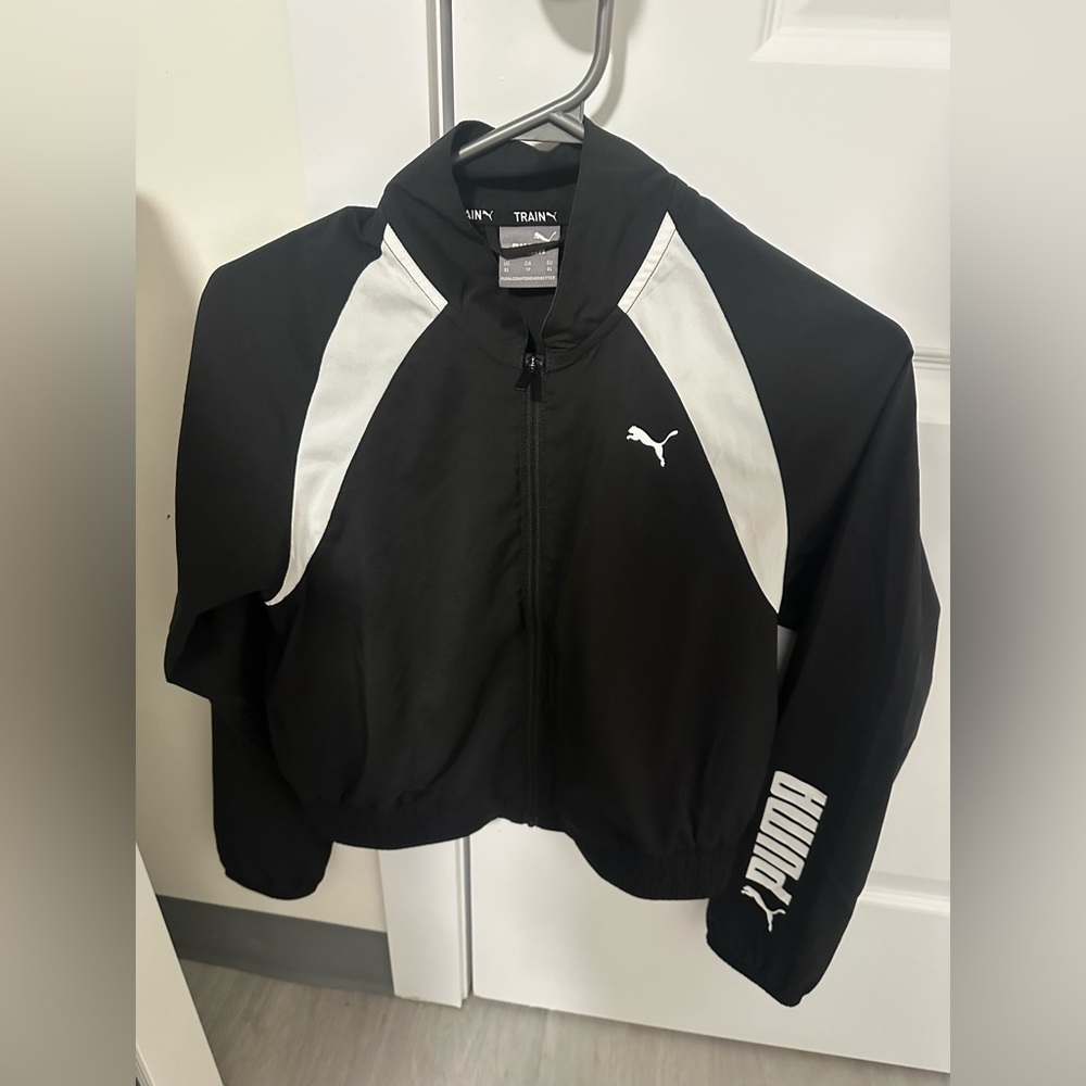Puma Black and White Training Jacket